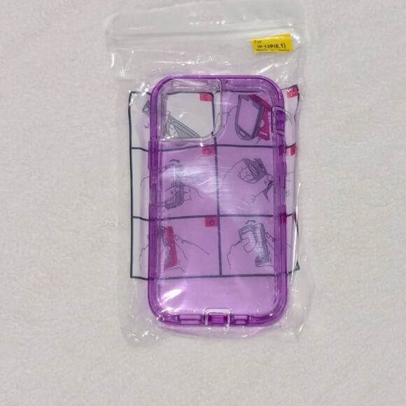 Purple IPhone 12 Pro 6.1 inch Case - Picture 1 of 4